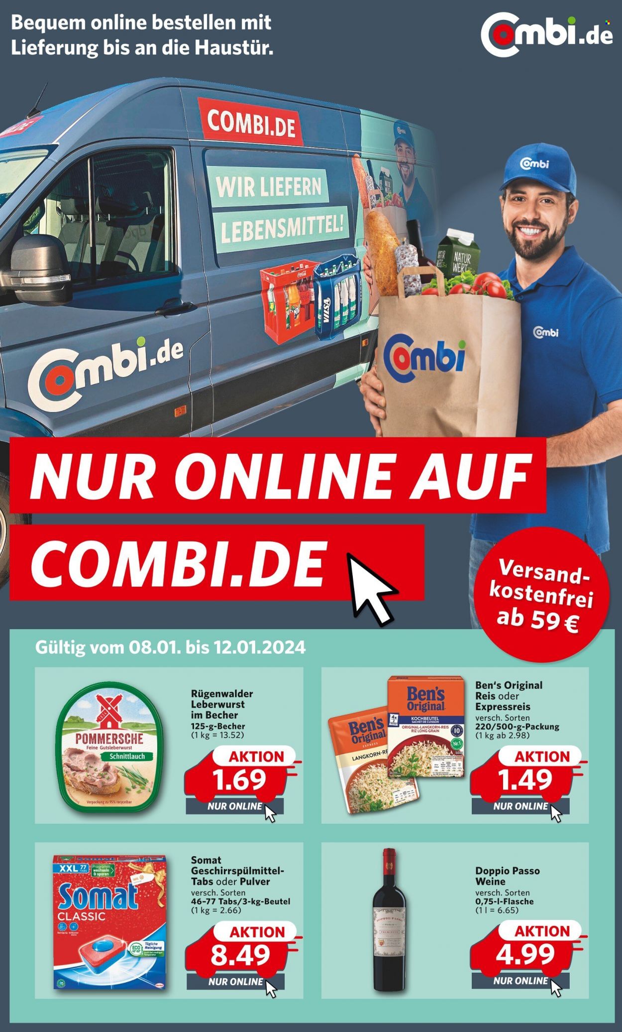 Combi Prospekte  - 8.01.2024 - 12.01.2024. Seite 1