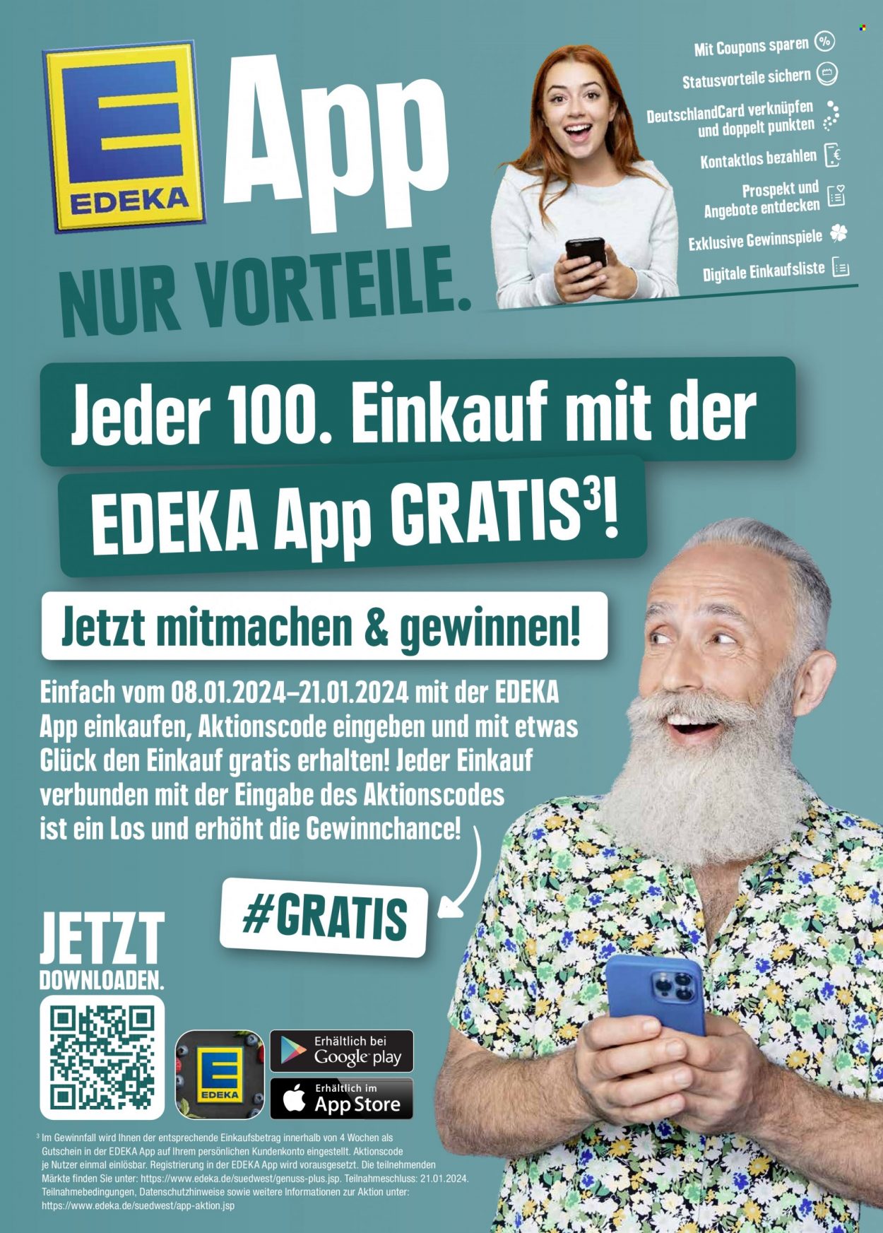 Edeka Prospekte  - 8.01.2024 - 13.01.2024. Seite 30