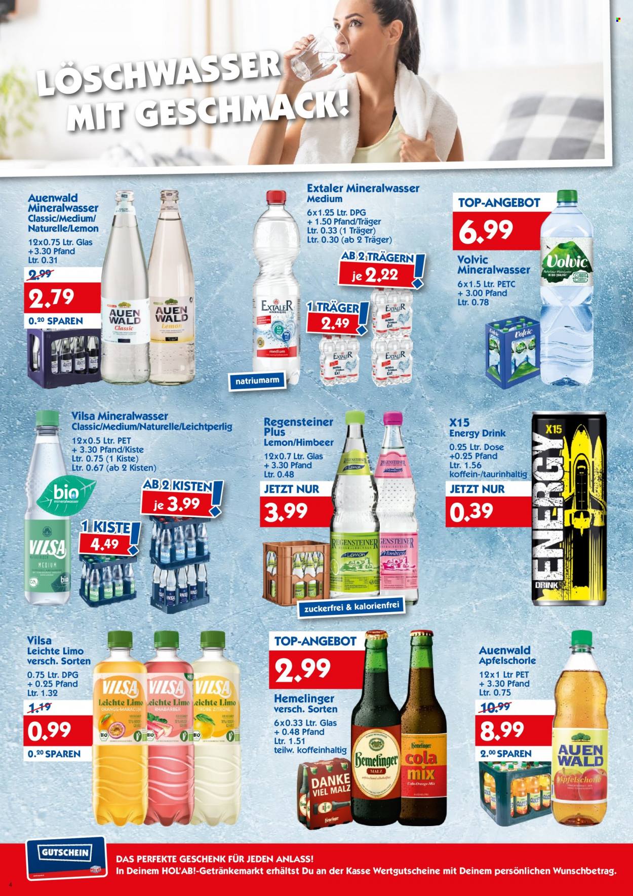 Hol'ab! Getränkemarkt Prospekte  - 8.01.2024 - 13.01.2024. Seite 4