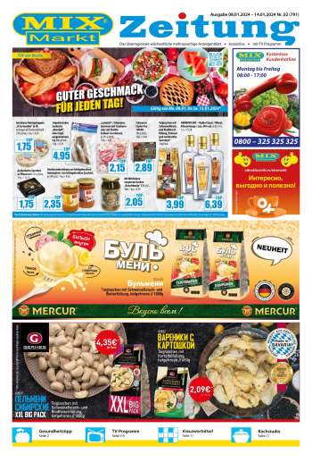 Prospekte Mix Markt - 8.01.2024 - 14.01.2024.