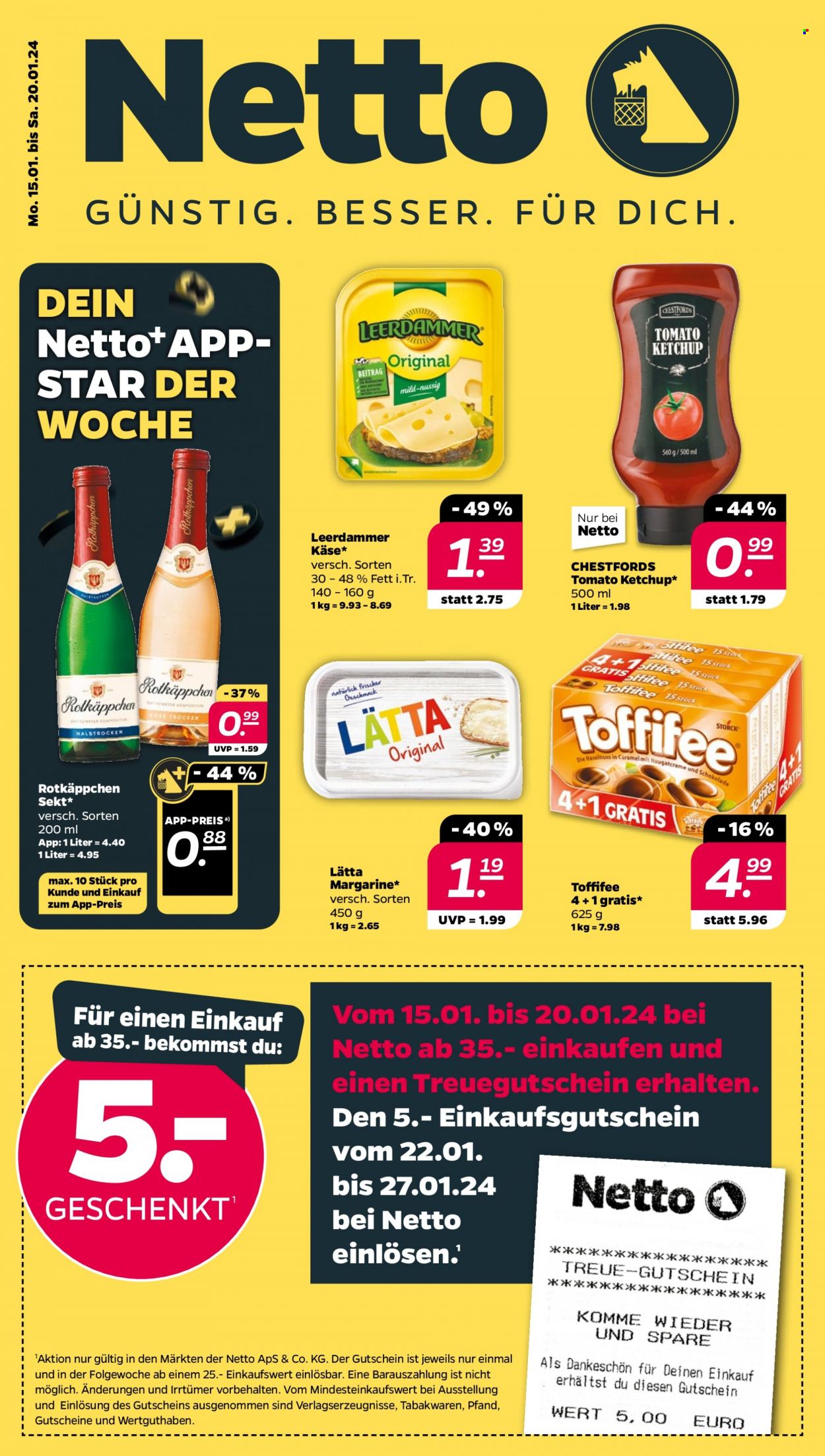Netto Prospekte  - 15.01.2024 - 20.01.2024. Seite 1