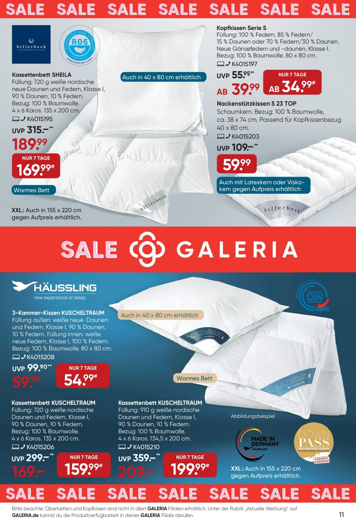 GALERIA Karstadt Kaufhof Prospekte  - 10.01.2024 - 16.01.2024. Seite 11