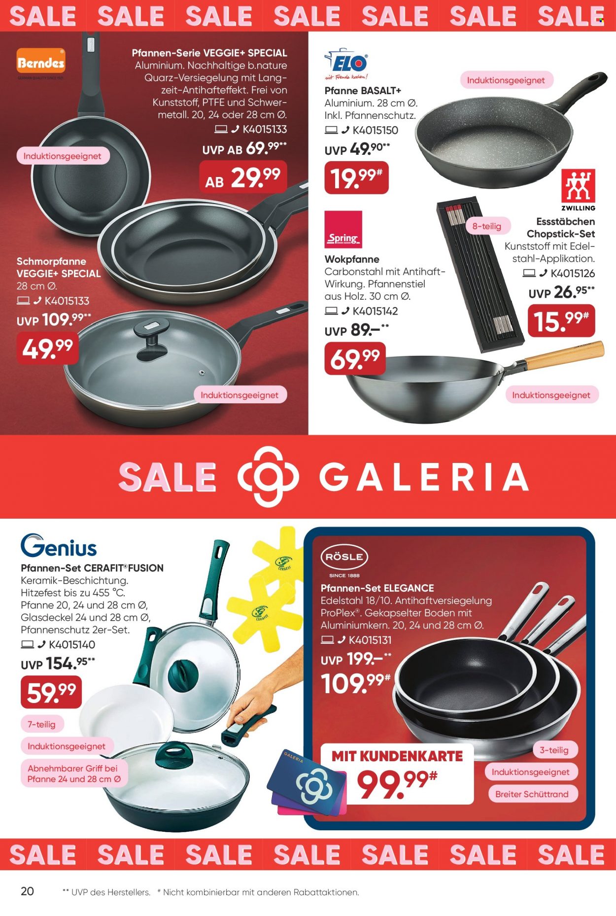 GALERIA Karstadt Kaufhof Prospekte  - 10.01.2024 - 16.01.2024. Seite 20