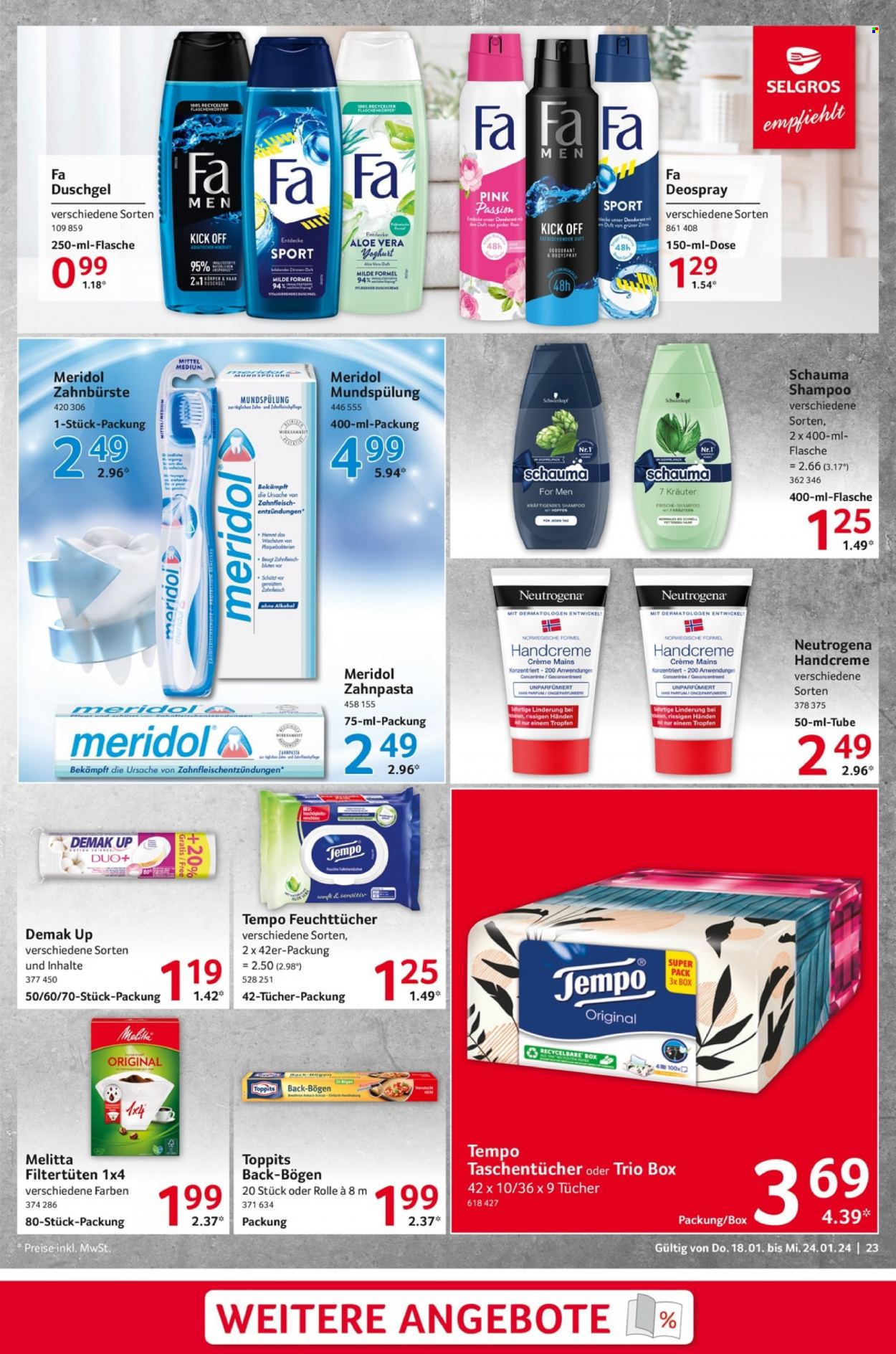 Selgros Prospekte  - 18.01.2024 - 24.01.2024. Seite 23