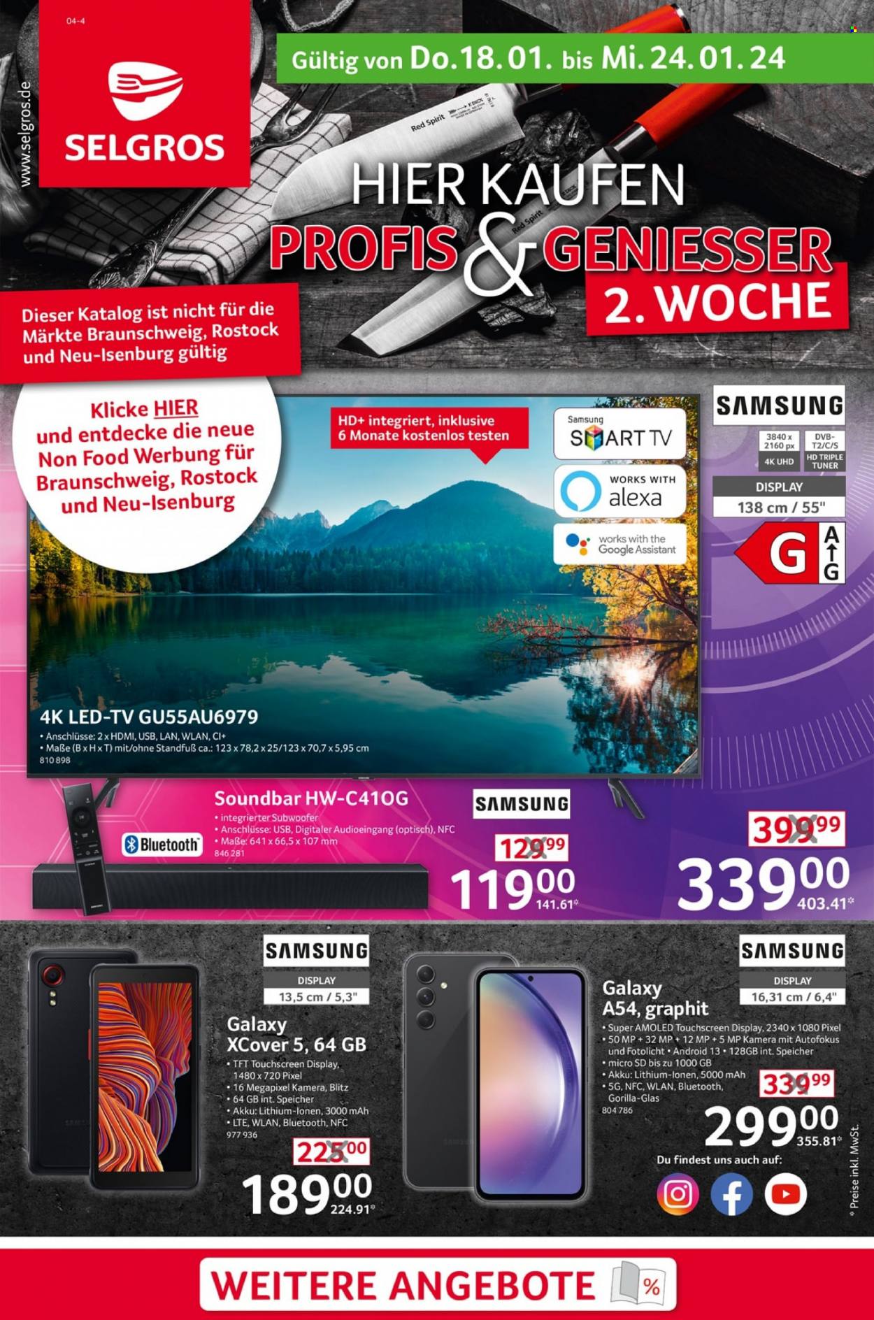 Selgros Prospekte  - 18.01.2024 - 24.01.2024. Seite 1
