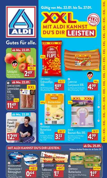 Prospekte ALDI Nord - 22.01.2024 - 27.01.2024.