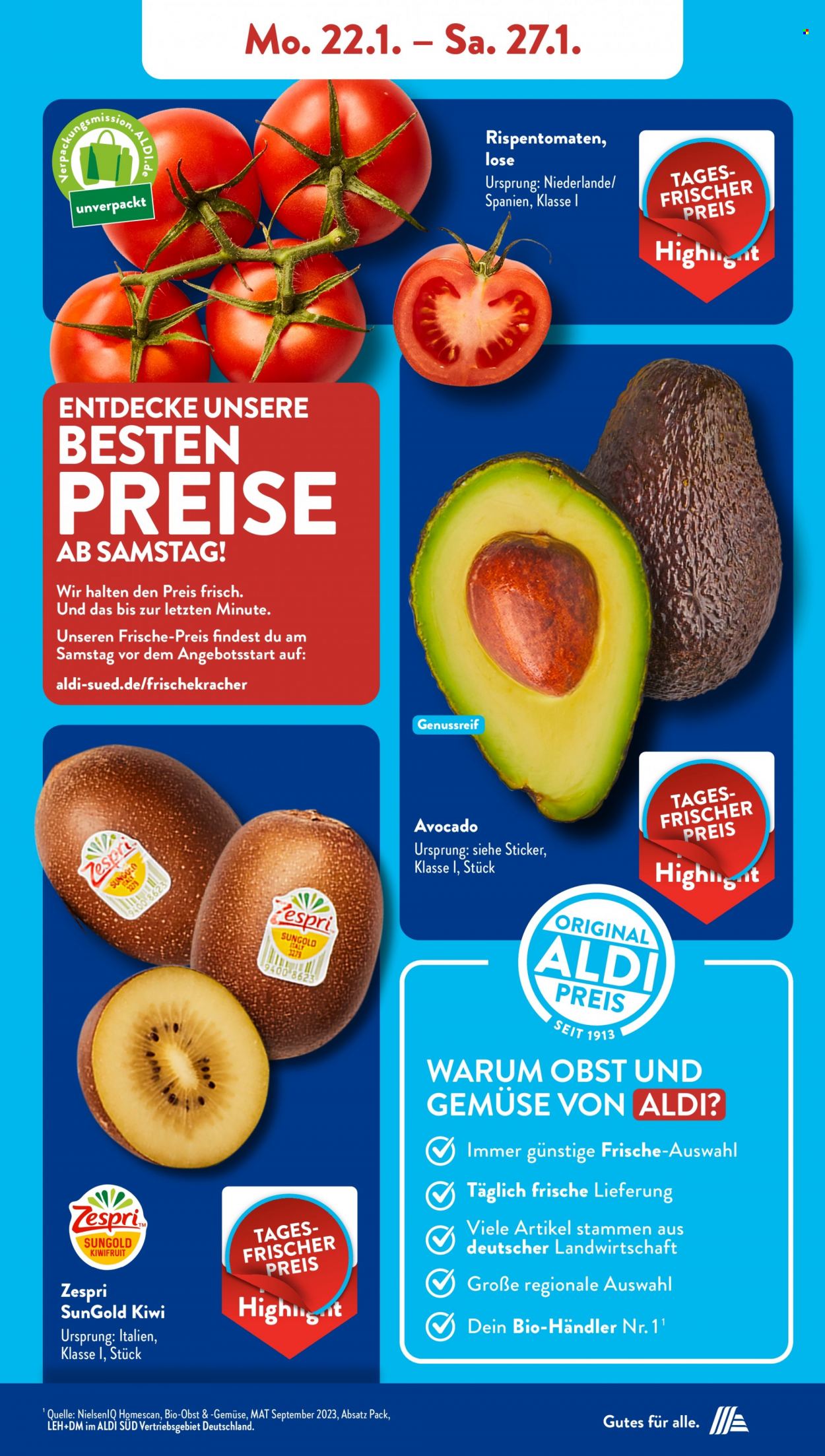 ALDI SÜD Prospekte  - 22.01.2024 - 27.01.2024. Seite 5