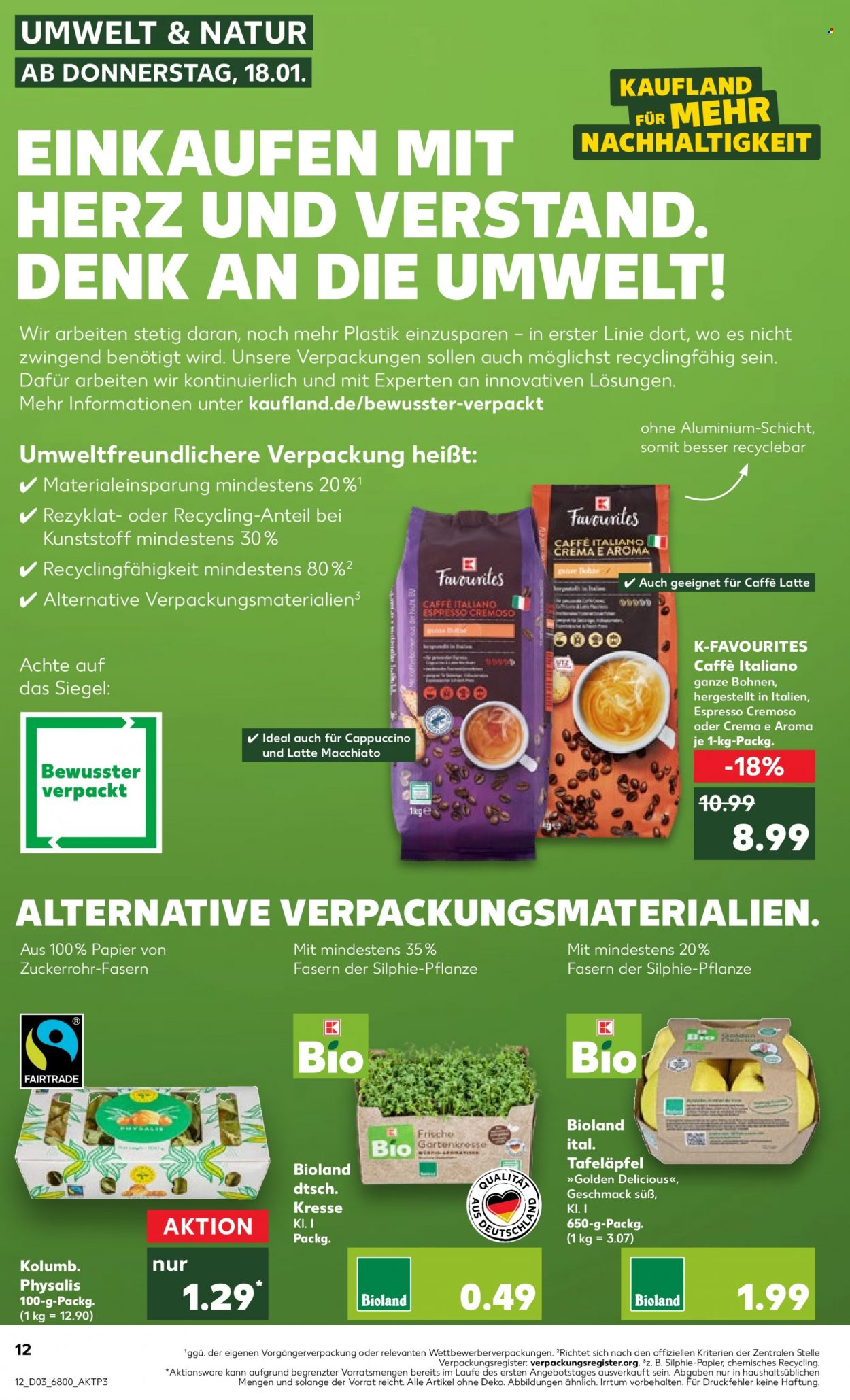 Kaufland Prospekte  - 18.01.2024 - 24.01.2024. Seite 12