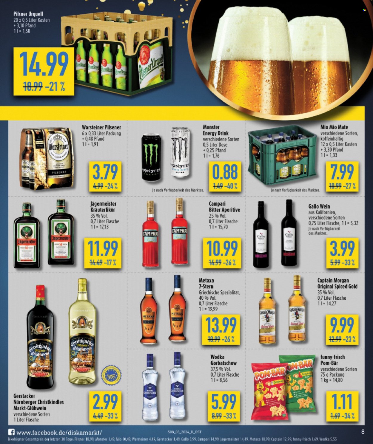Diska Prospekte  - 15.01.2024 - 20.01.2024. Seite 8