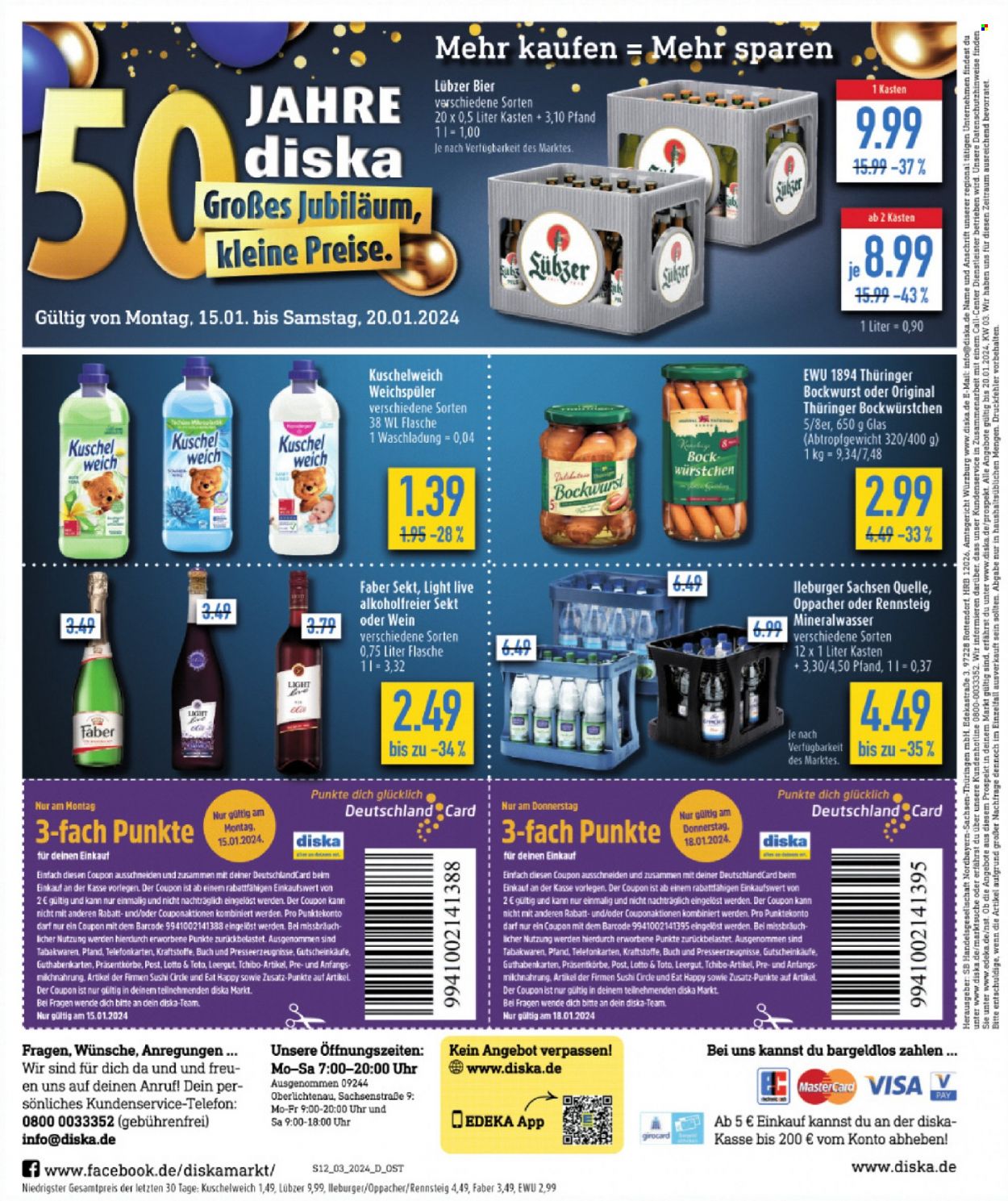 Diska Prospekte  - 15.01.2024 - 20.01.2024. Seite 12