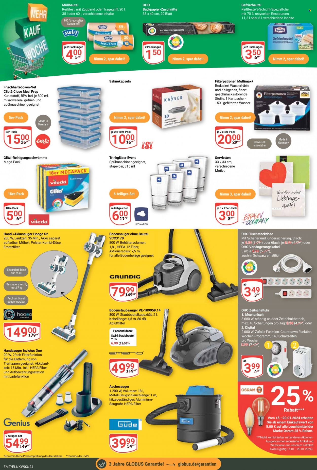 Globus Prospekte  - 15.01.2024 - 20.01.2024. Seite 20