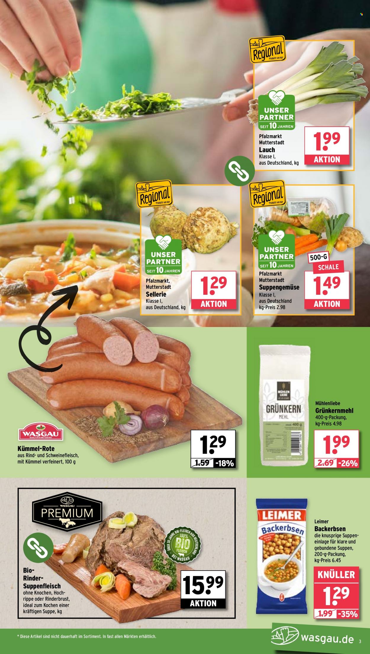 Wasgau Prospekte  - 15.01.2024 - 20.01.2024. Seite 3