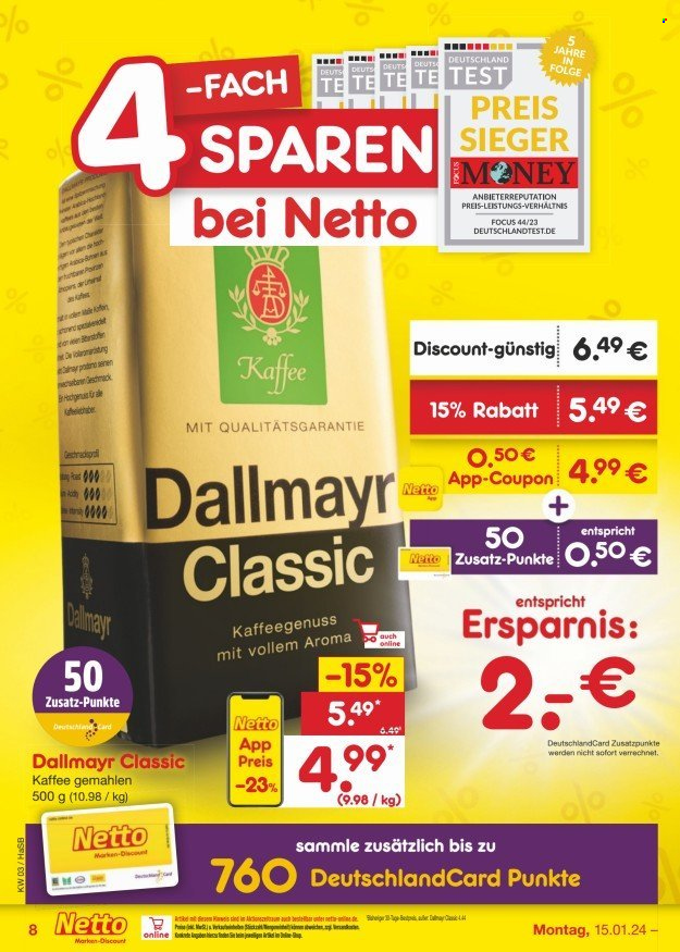 Netto Marken-Discount Prospekte  - 15.01.2024 - 20.01.2024. Seite 10