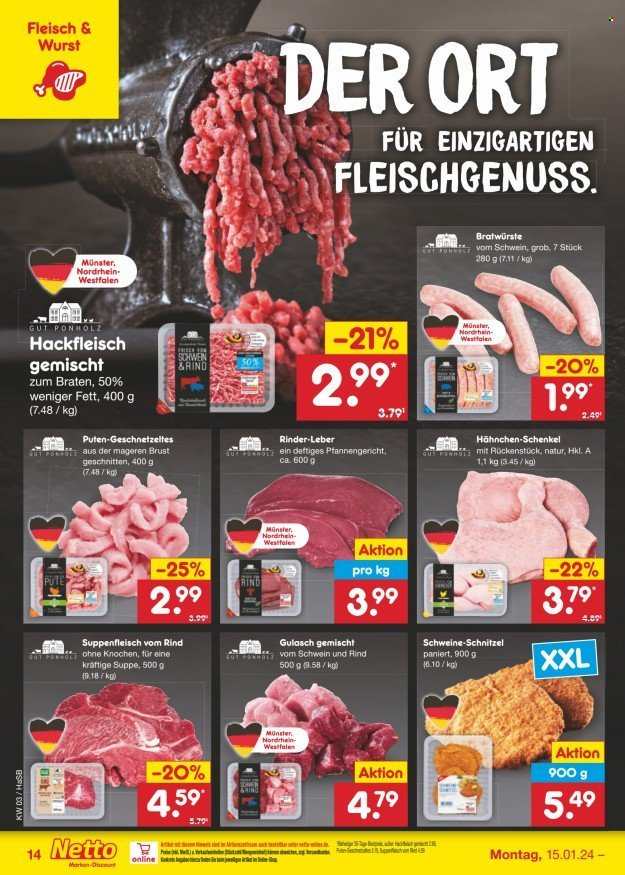 Netto Marken-Discount Prospekte  - 15.01.2024 - 20.01.2024. Seite 16