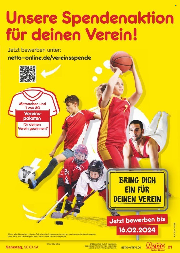 Netto Marken-Discount Prospekte  - 15.01.2024 - 20.01.2024. Seite 23
