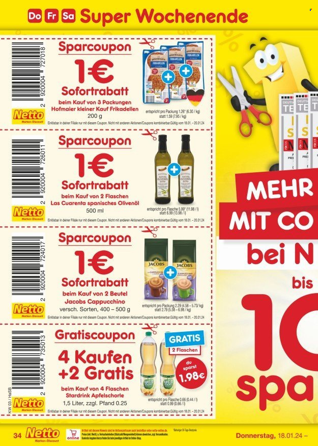 Netto Marken-Discount Prospekte  - 15.01.2024 - 20.01.2024. Seite 36