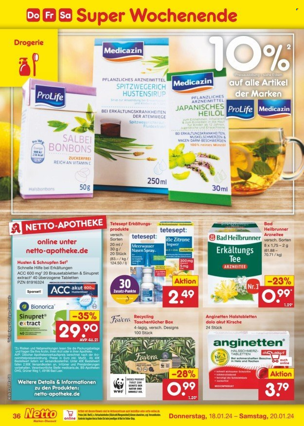 Netto Marken-Discount Prospekte  - 15.01.2024 - 20.01.2024. Seite 38