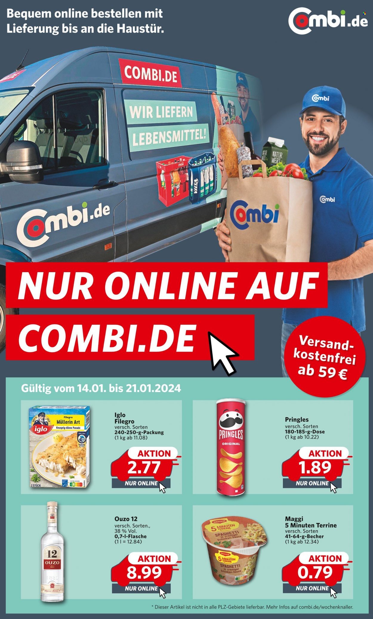 Combi Prospekte  - 14.01.2024 - 21.01.2024. Seite 1