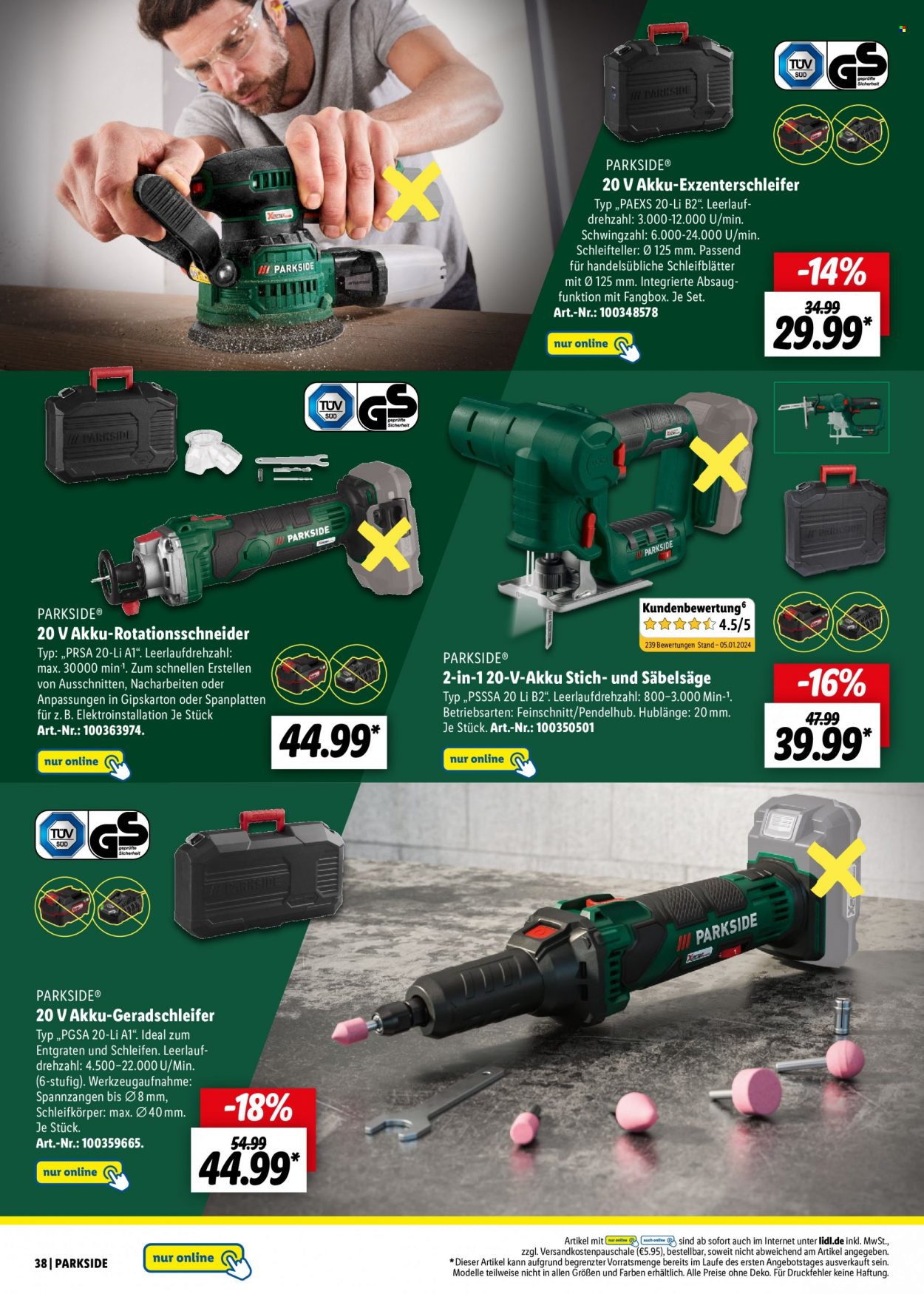 Lidl Prospekte  - 15.01.2024 - 10.02.2024. Seite 38