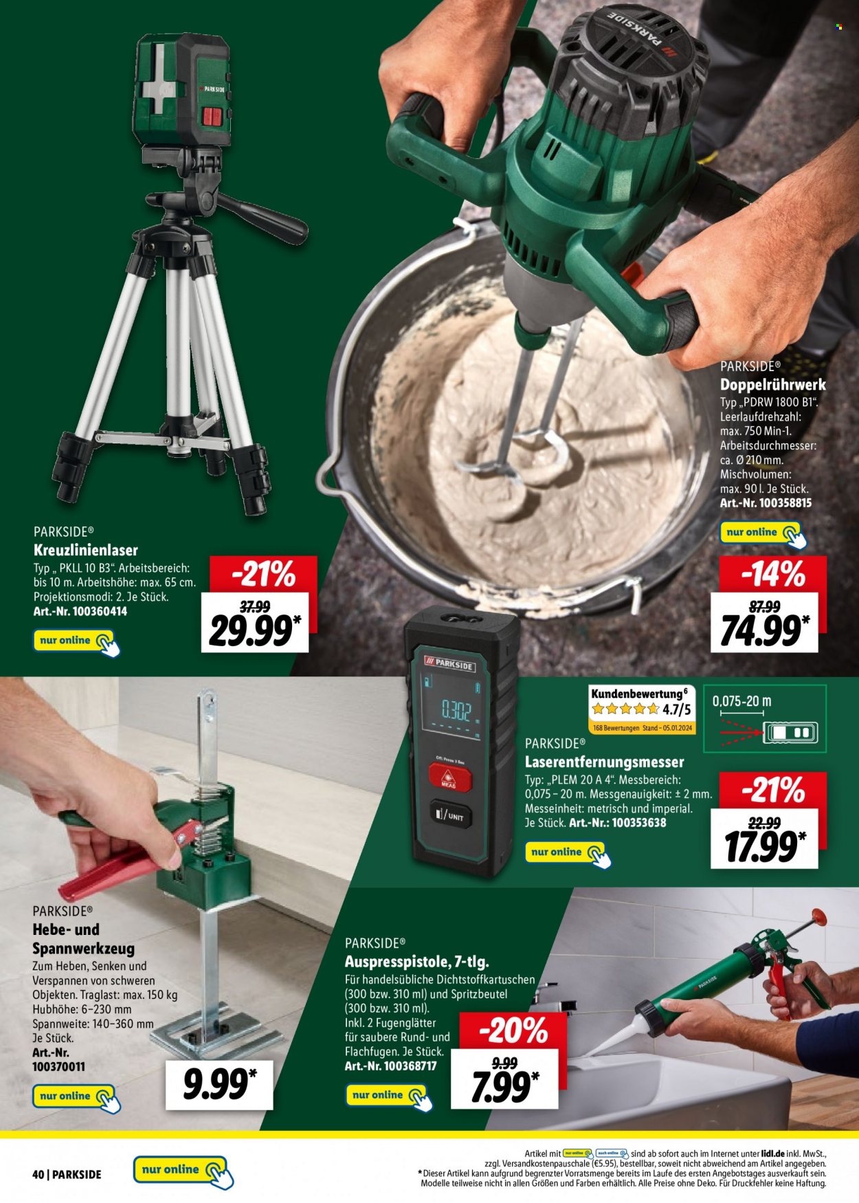Lidl Prospekte  - 15.01.2024 - 10.02.2024. Seite 40