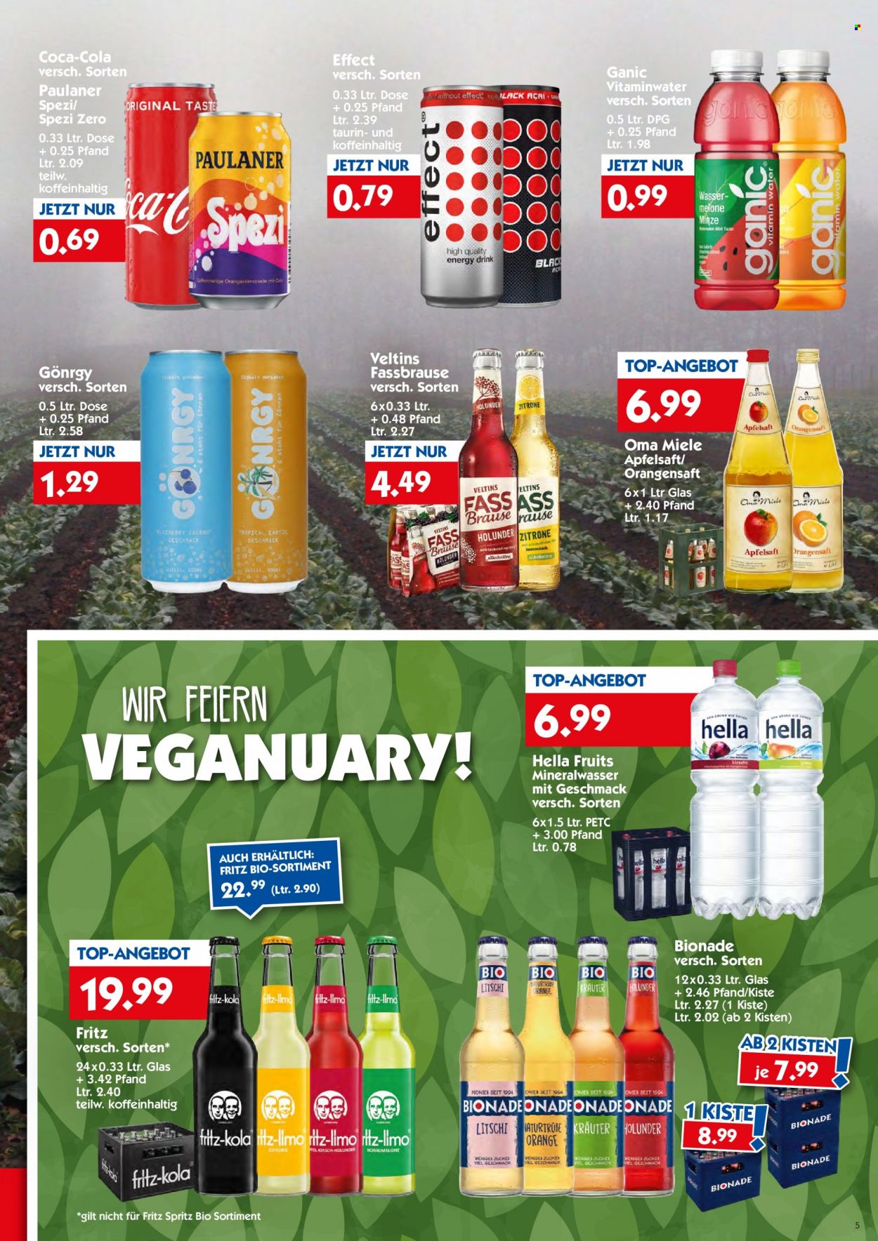 Hol'ab! Getränkemarkt Prospekte  - 15.01.2024 - 20.01.2024. Seite 5