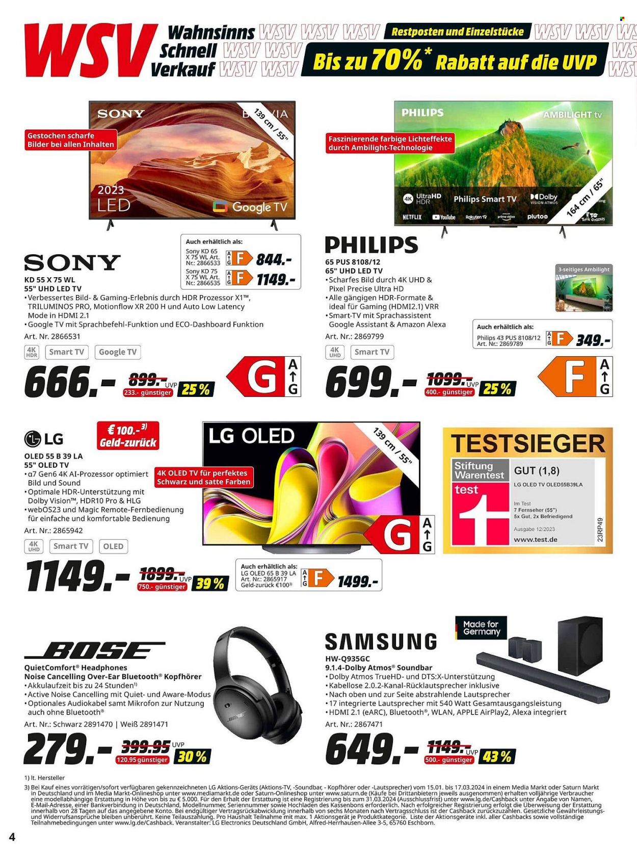 MediaMarkt Prospekte  - 15.01.2024 - 27.01.2024. Seite 4
