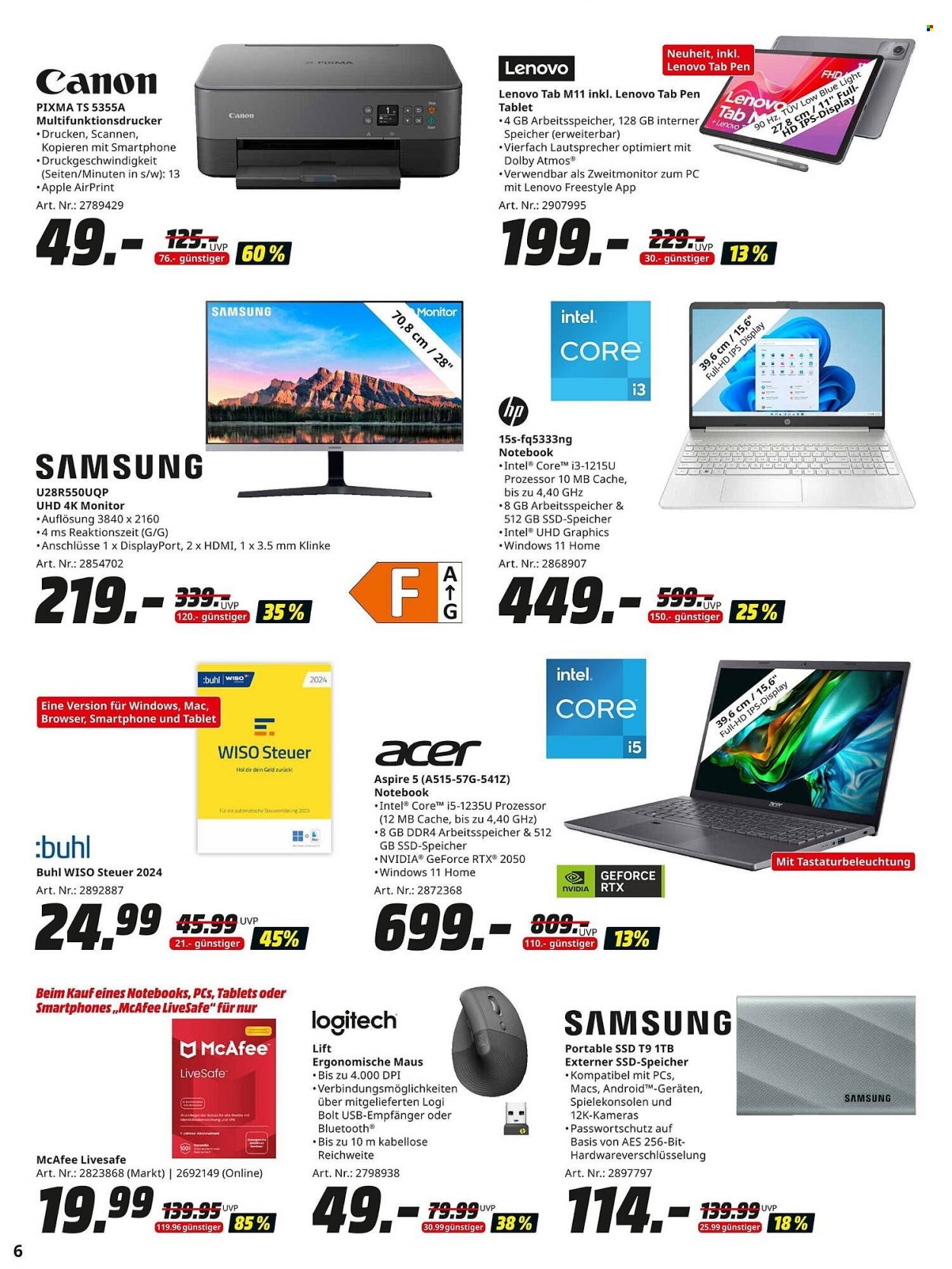 MediaMarkt Prospekte  - 15.01.2024 - 27.01.2024. Seite 6