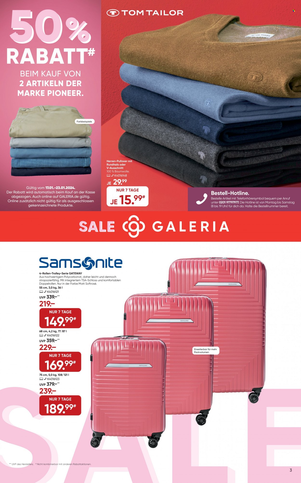 GALERIA Karstadt Kaufhof Prospekte  - 17.01.2024 - 23.01.2024. Seite 3