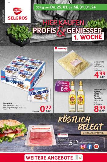 Prospekte Selgros - 25.01.2024 - 31.01.2024.