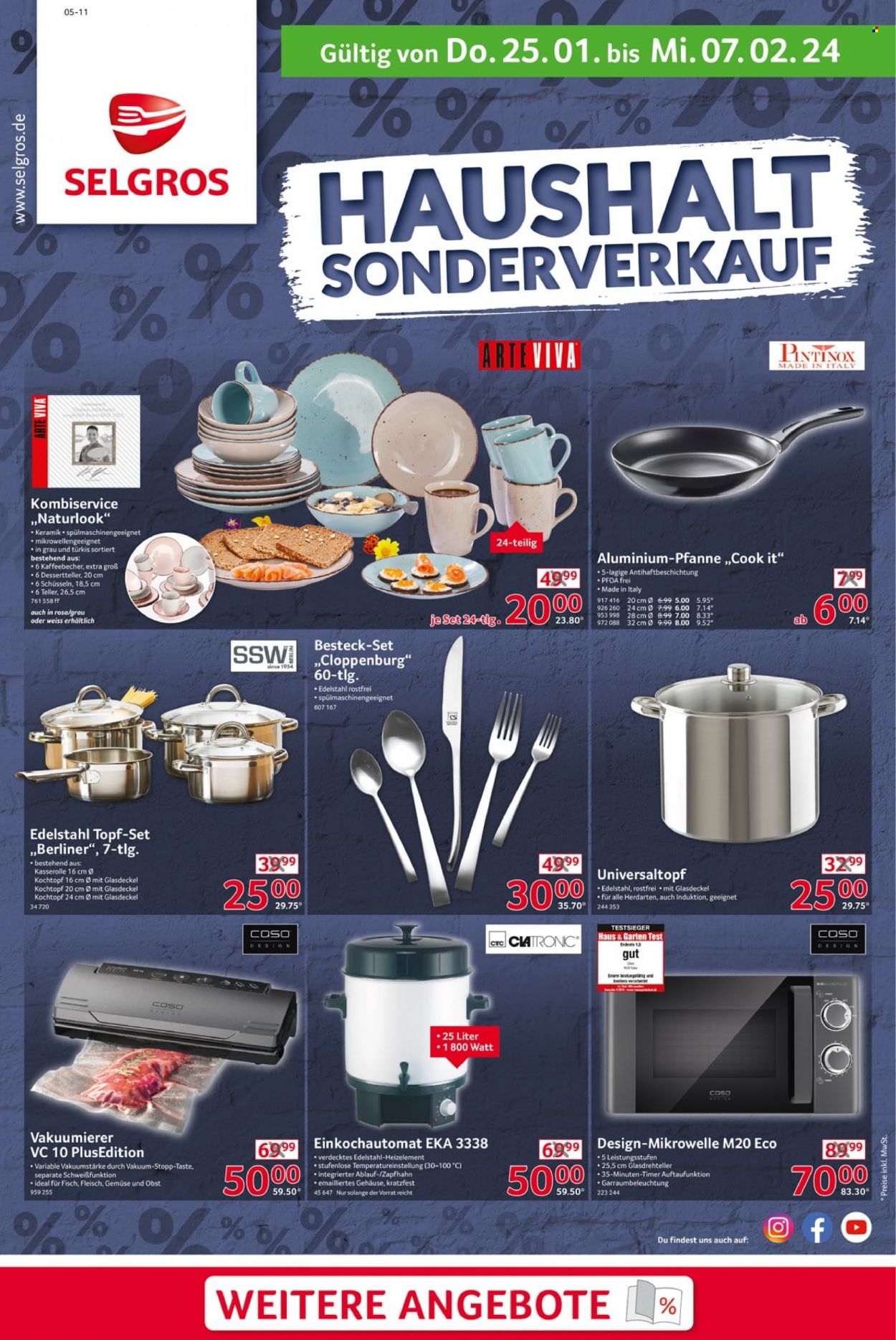 Selgros Prospekte  - 25.01.2024 - 7.02.2024. Seite 1