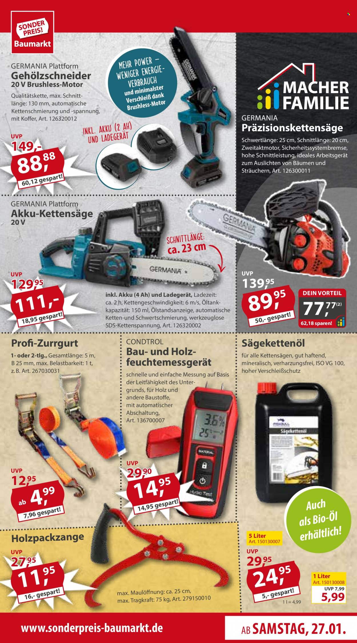 Sonderpreis-Baumarkt Prospekte  - 27.01.2024 - 2.02.2024. Seite 7