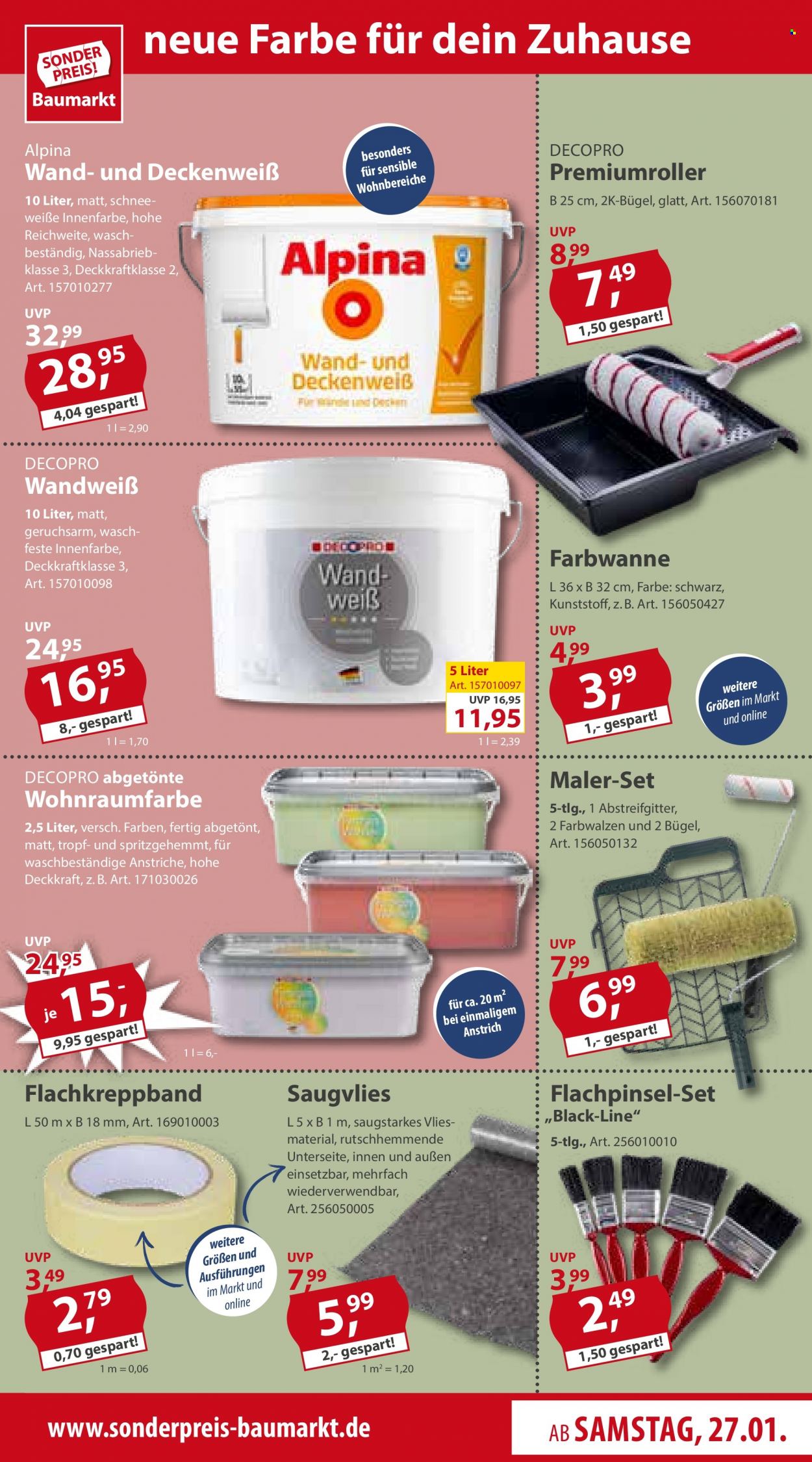 Sonderpreis-Baumarkt Prospekte  - 27.01.2024 - 2.02.2024. Seite 17
