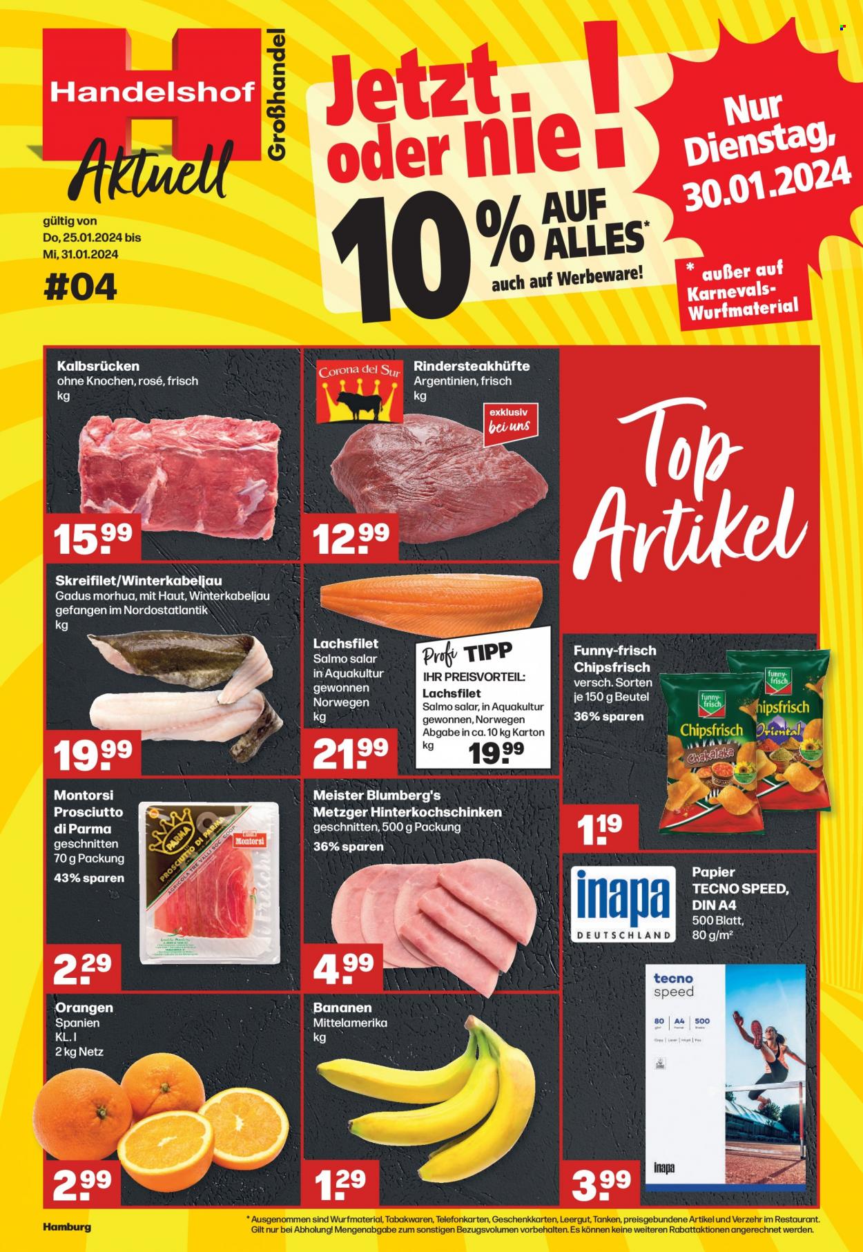 Handelshof Prospekte  - 25.01.2024 - 31.01.2024. Seite 1