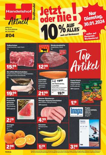 Prospekte Handelshof - 25.01.2024 - 31.01.2024.