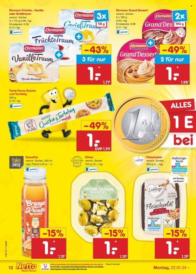 Netto Marken-Discount Prospekte  - 22.01.2024 - 27.01.2024. Seite 12