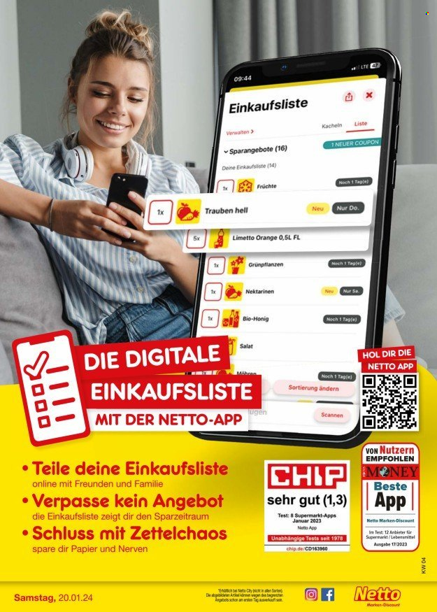 Netto Marken-Discount Prospekte  - 22.01.2024 - 27.01.2024. Seite 52