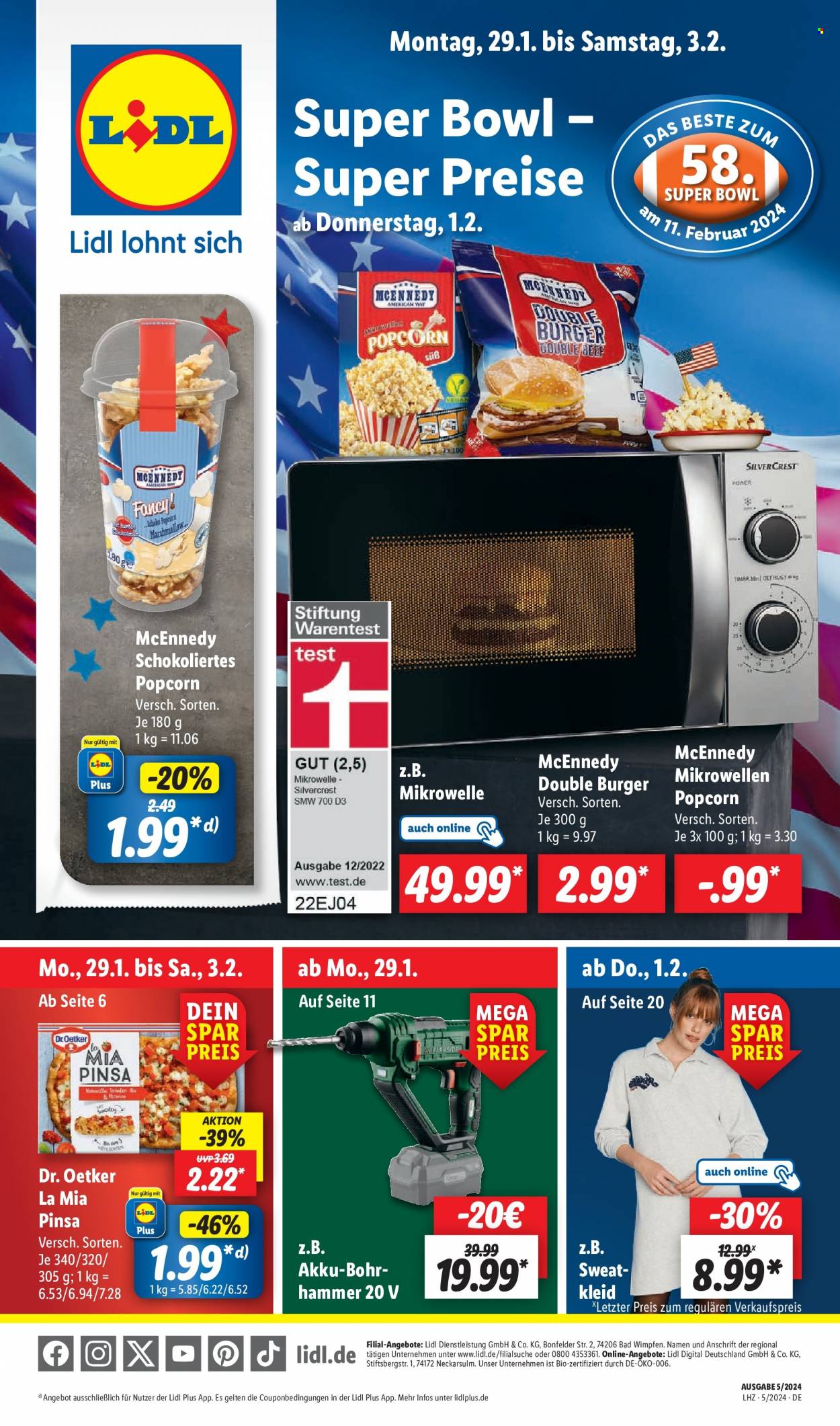 Lidl Prospekte  - 29.01.2024 - 3.02.2024. Seite 1