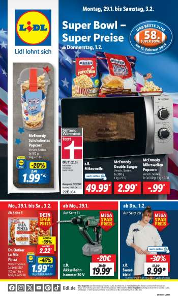 Prospekte Lidl - 29.01.2024 - 3.02.2024.