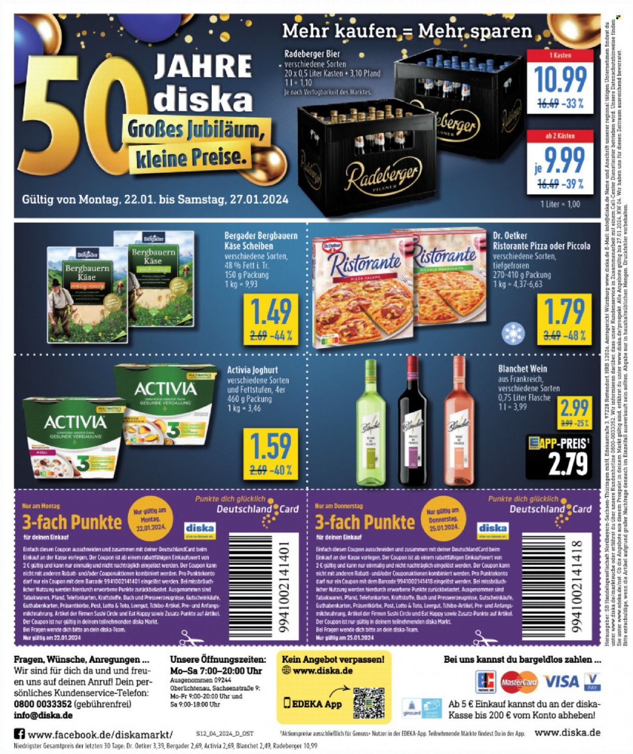 Diska Prospekte  - 22.01.2024 - 27.01.2024. Seite 14