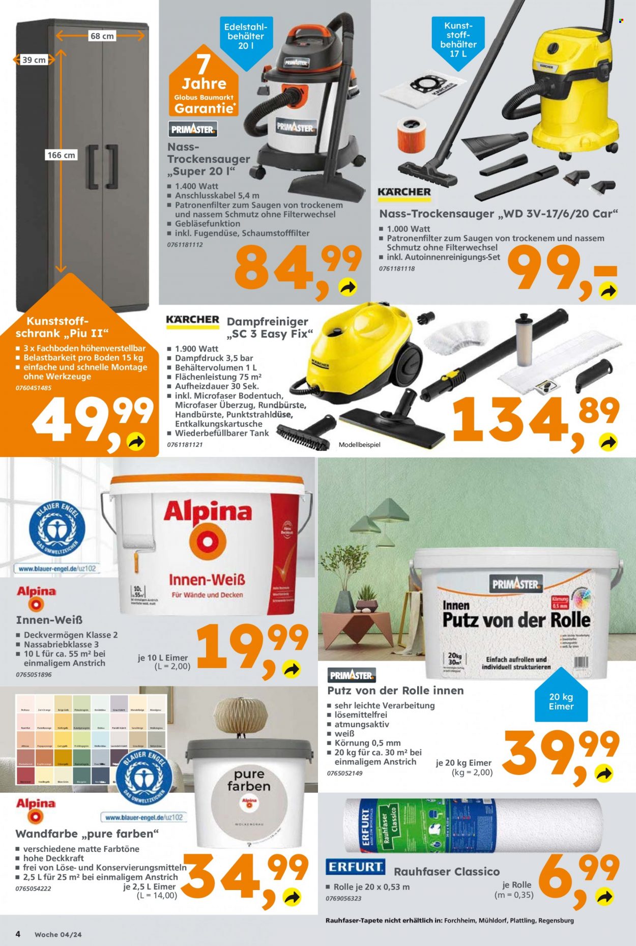 Globus Baumarkt Prospekte  - 22.01.2024 - 27.01.2024. Seite 4