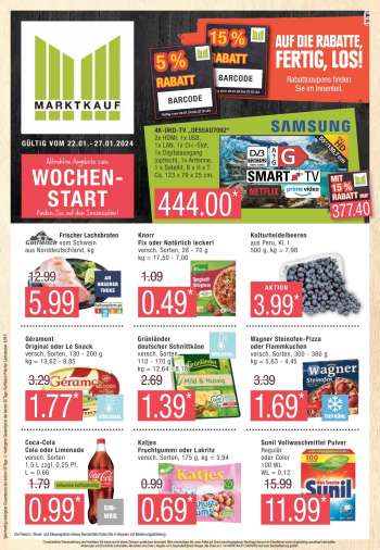 Prospekte Marktkauf - 22.01.2024 - 27.01.2024.