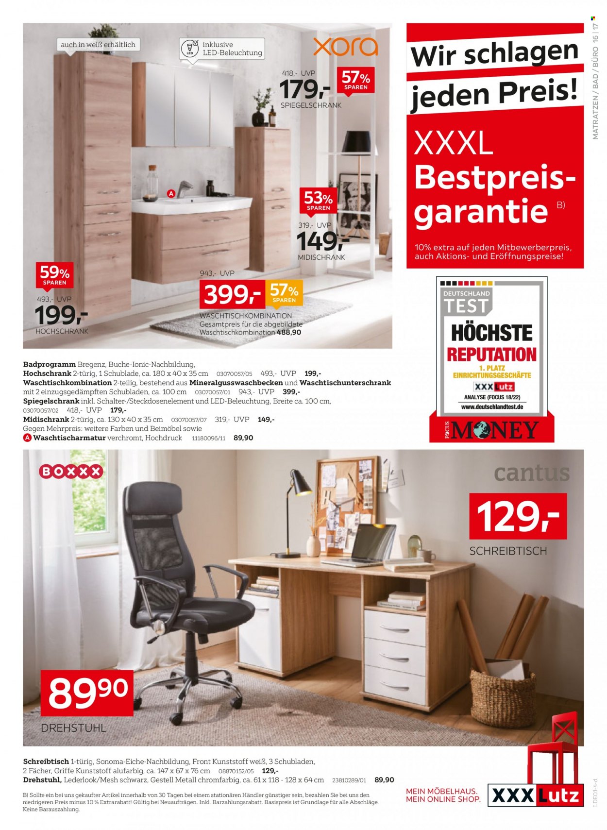 XXXLutz Prospekte  - 21.01.2024 - 4.02.2024. Seite 17