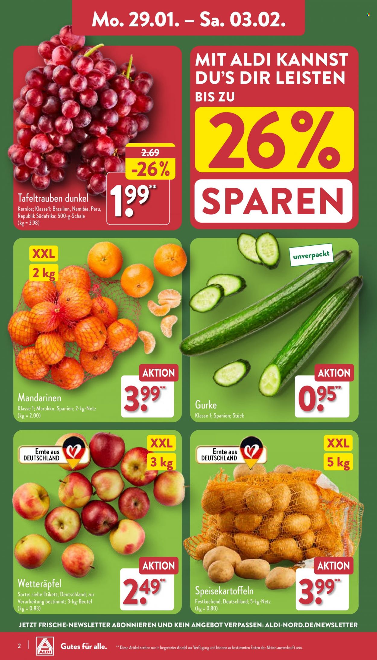 ALDI Nord Prospekte  - 29.01.2024 - 3.02.2024. Seite 2