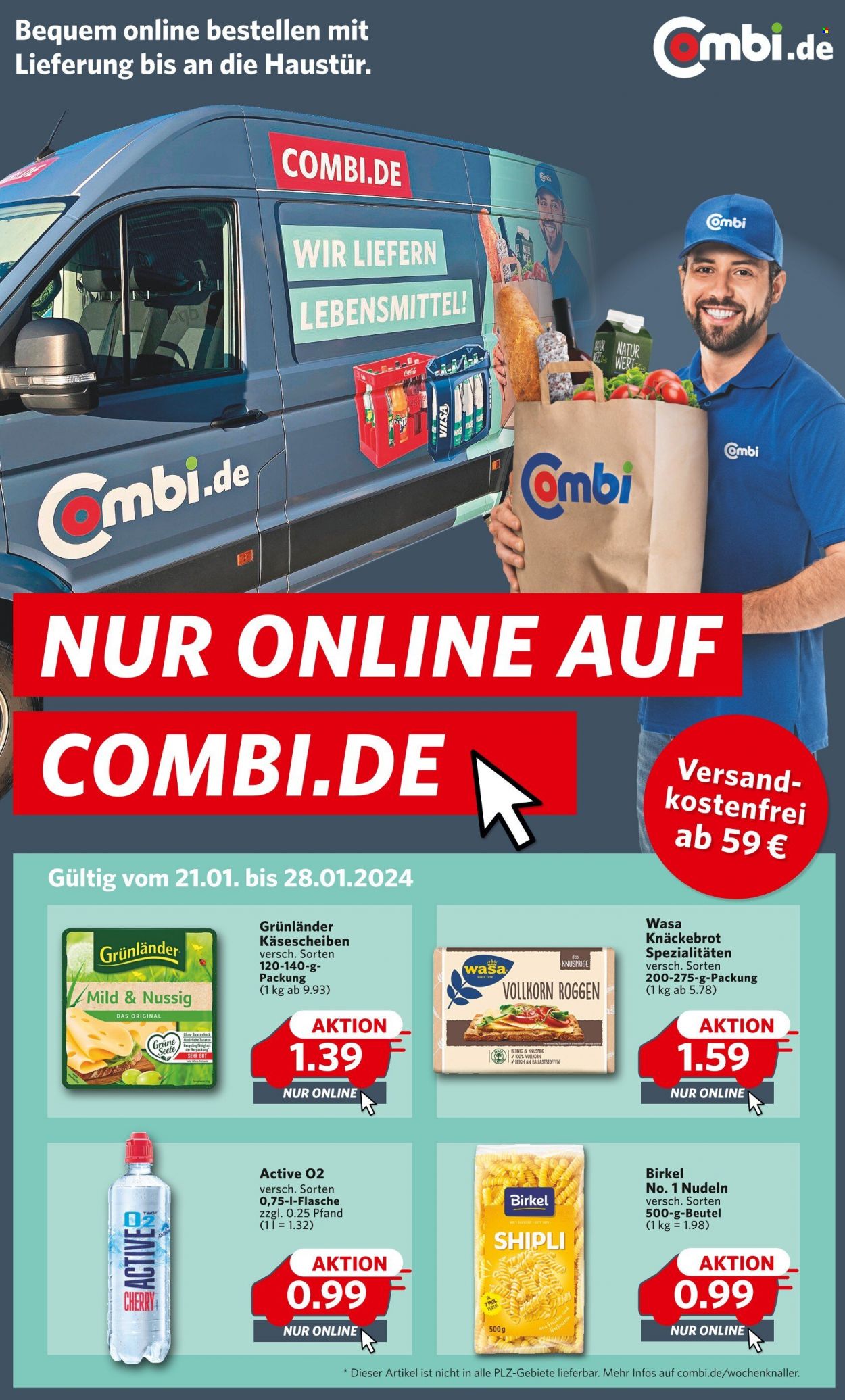 Combi Prospekte  - 21.01.2024 - 28.01.2024. Seite 1