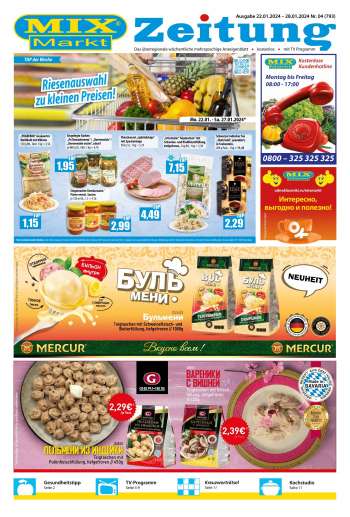 Prospekte Mix Markt - 22.01.2024 - 28.01.2024.