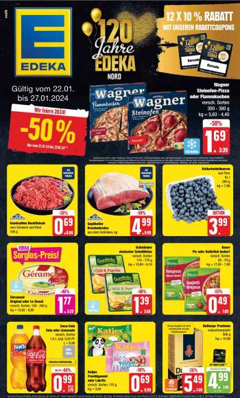 Prospekte Edeka - 22.01.2024 - 27.01.2024.
