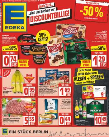 Prospekte Edeka - 22.01.2024 - 27.01.2024.