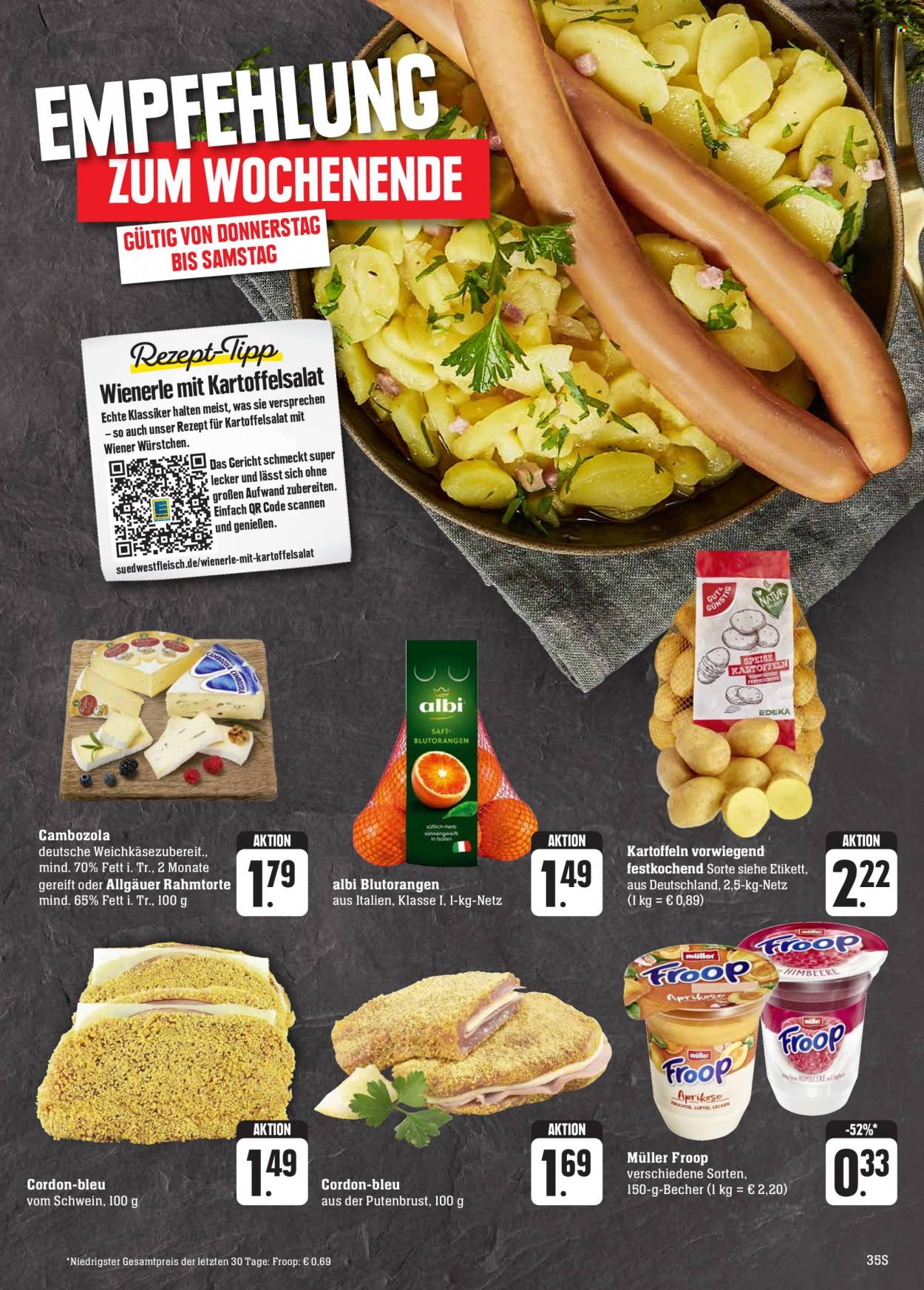 Edeka Prospekte  - 22.01.2024 - 27.01.2024. Seite 35
