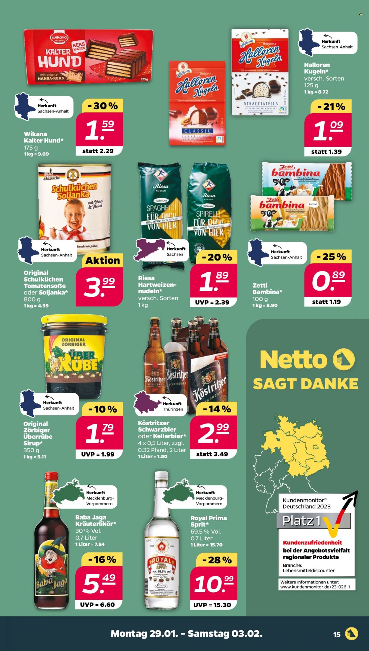 Netto Prospekte  - 29.01.2024 - 3.02.2024. Seite 15