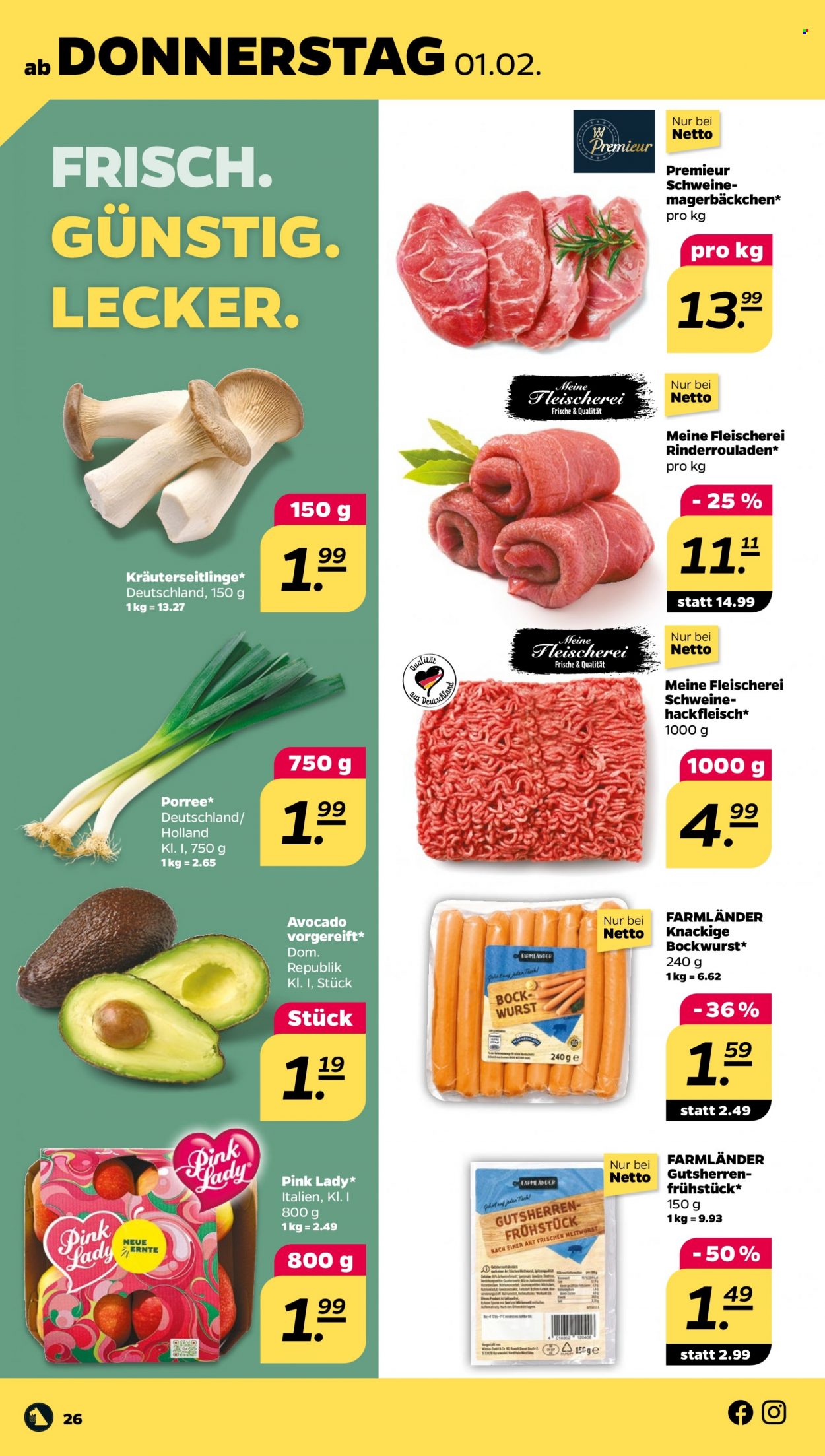 Netto Prospekte  - 29.01.2024 - 3.02.2024. Seite 26